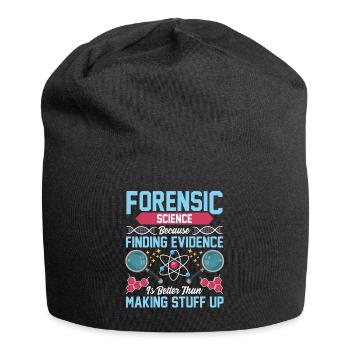 Coroner drôle - Bonnet en jersey - noir - Devant