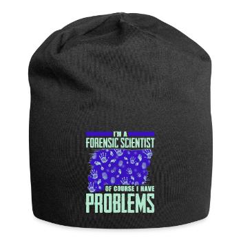 Drôle de chercheur scientifique - Bonnet en jersey - noir - Devant