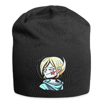 Met by Anime: Manga Anime Girl - Jersey Beanie - black - Front