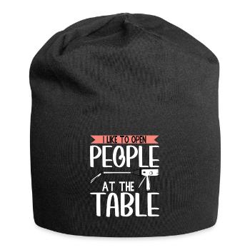 Lustige Magenbypass-Operation Bariatrie - Jersey-Beanie - Schwarz - Vorne