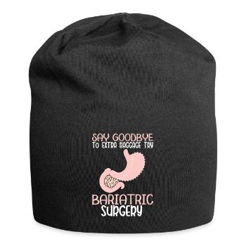 Lustig Magen - Jersey-Beanie - Schwarz - Vorne