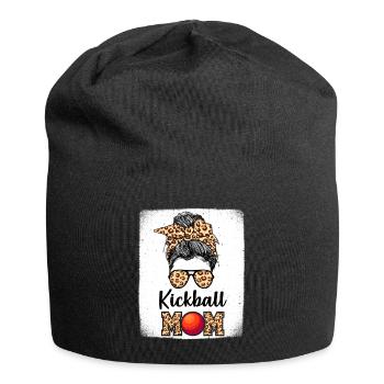 Kickball Spieler Mama - Jersey-Beanie - Schwarz - Vorne