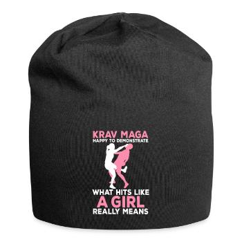 Arts martiaux de Krav Maga - Bonnet en jersey - noir - Devant