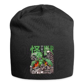 Kaiju Alien Japanese Anime Monster - Jersey Beanie - black - Front