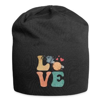 chainsaw arborist woodworker lumberjack LIE - Jersey Beanie - black - Front