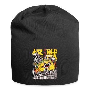 Kaiju Taco Japanese Anime Monster Mexican E - Jersey Beanie - black - Front