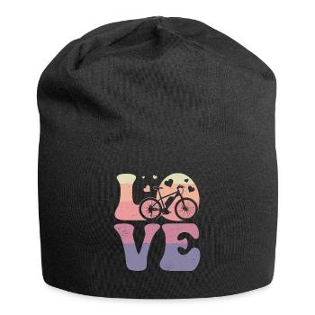 E-Bike Elektronisches Fahrrad LOVE - Jersey-Beanie - Schwarz - Vorne
