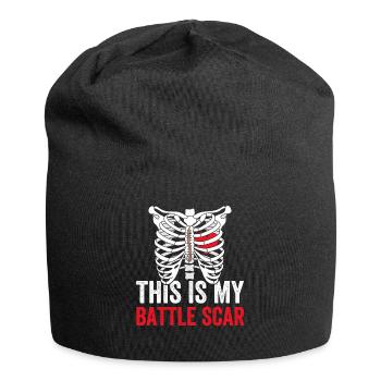 Open-heart surgery survivor - Jersey Beanie - black - Front