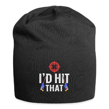Funny Laser Tag Player - Jersey Beanie - black - Front