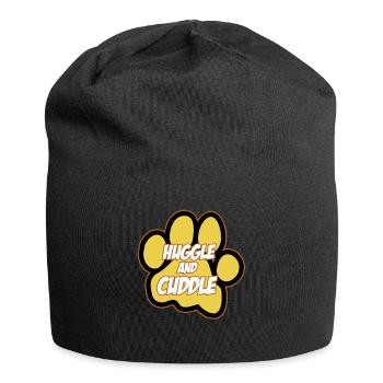 Furry Fandom Fursona Fursuit Paw - Jersey Beanie - black - Front