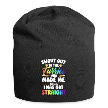 LGBTQ Furry Fandom - Jersey Beanie - black - Front