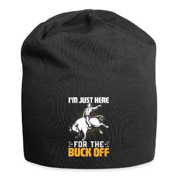 Bull Rider Bull Riding Cowboy - Jersey Beanie - black - Front