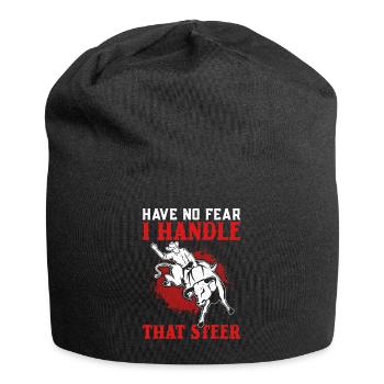 Bull Rider Cowboy Bull Riding - Bonnet en jersey - noir - Devant