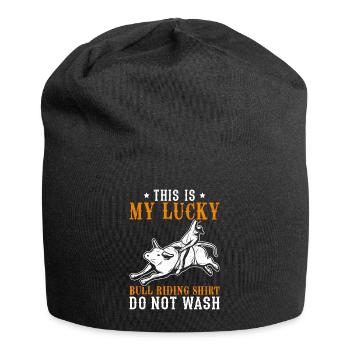 Bull Rider Cowboy - Bonnet en jersey - noir - Devant