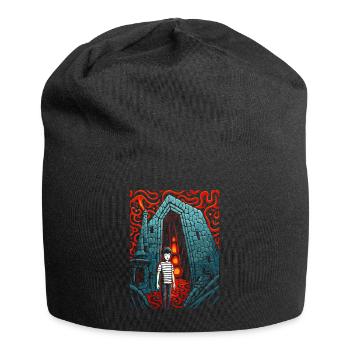 The Child Lost in the Dark Dungeon - Jersey Beanie - black - Front