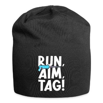 Laser Tag Spieler - Jersey-Beanie - Schwarz - Vorne