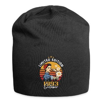 Né en octobre 1993 | Octobre 1993 - Bonnet en jersey - noir - Devant