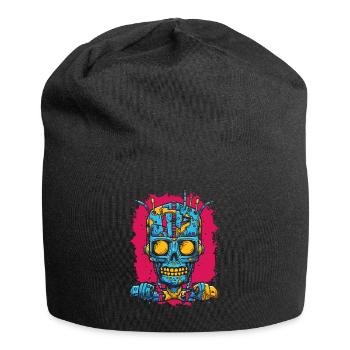 Robot Cyborg Zombie - Bonnet en jersey - noir - Devant