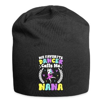 Ballett Tanz Ballerina - Jersey-Beanie - Schwarz - Vorne