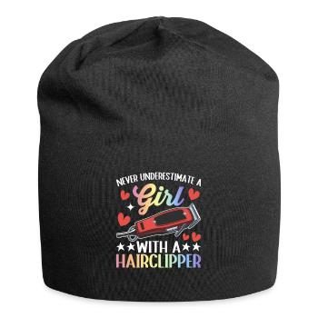 Hairdresser Hairdresser - Jersey Beanie - black - Front