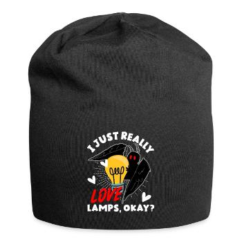 Drôle de Mothman Cryptid Cryptozoologie - Bonnet en jersey - noir - Devant