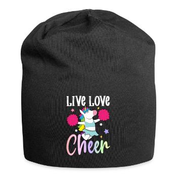 Cheerleading Cheerleader - Jersey-Beanie - Schwarz - Vorne