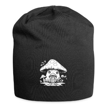 Pilzsammler Pilze - Jersey-Beanie - Schwarz - Vorne