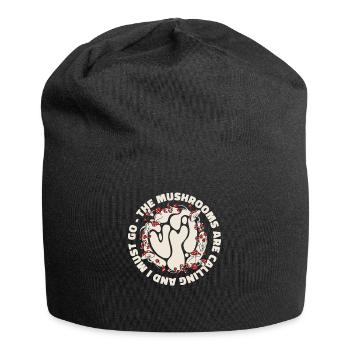 Pilzsammler Pilze - Jersey-Beanie - Schwarz - Vorne