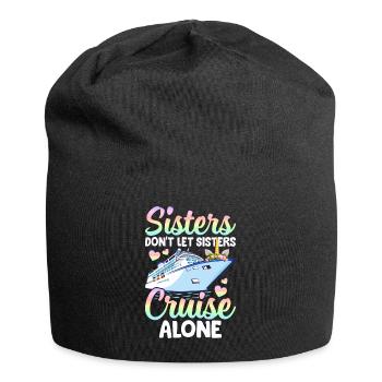 Cruise Girl Vacation - Jersey Beanie - black - Front
