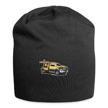 Abschleppdienst Abschlepper - Jersey-Beanie - Schwarz - Vorne