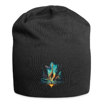 Giraffe, Animal, Wildlife - Jersey Beanie - black - Front