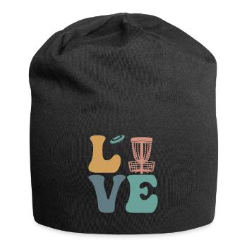 Disc Golf Disc Golfing Disc Golfer - Jersey-Beanie - Schwarz - Vorne