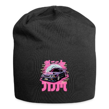 Japanisches Phantasie-Auto-Tuning JDM - Jersey-Beanie - Schwarz - Vorne