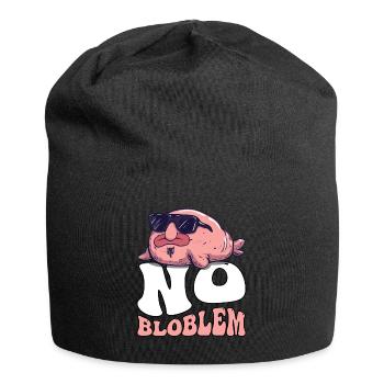 Groovy Blobfish - Jersey Beanie - black - Front