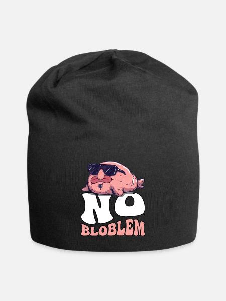 Groovy Blobfisch - Jersey-Beanie - Schwarz