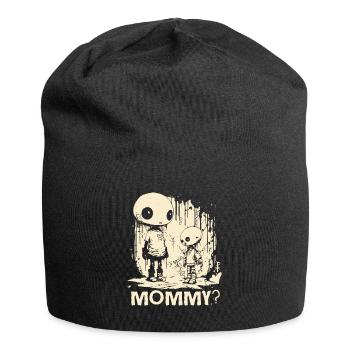 Abstract Art, Mother and Child, Mommy? - Jersey Beanie - black - Front