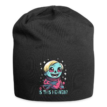 Est-ce que c’est le paradis, une poupée d’anime folle - Bonnet en jersey - noir - Devant