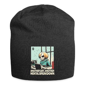 Ein weiterer Nervenzusammenbruch im Büro - Jersey-Beanie - Anthrazit - Vorne