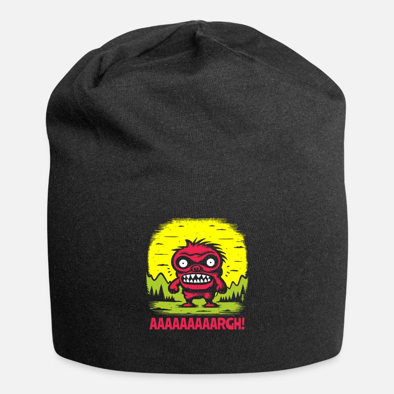 Kleiner Schlingel - Immer wütend - Jersey-Beanie - Schwarz