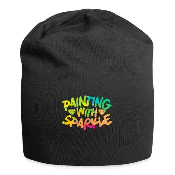 Diamonds, Diamond Painter, Artist, Tinkerer - Jersey Beanie - black - Front