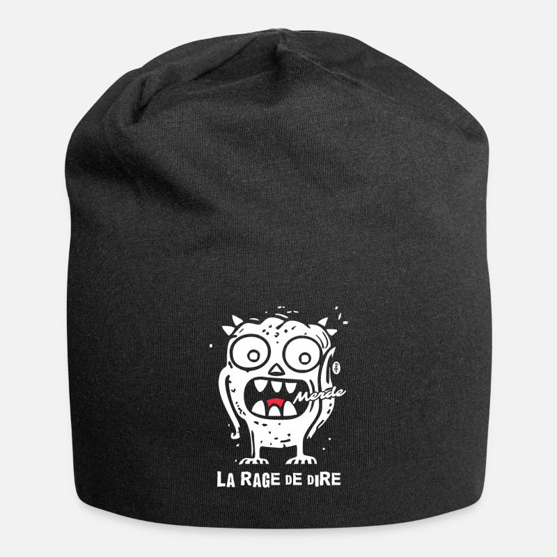 Die Wut der Sprache: So niedlich, Monster! - Jersey-Beanie - Schwarz