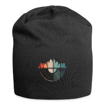 Collectionneur de disques vinyles - Bonnet en jersey - noir - Devant