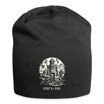 letzte Fotokopie der Roboter-Maschinen-Invasion - Jersey-Beanie - Schwarz - Vorne