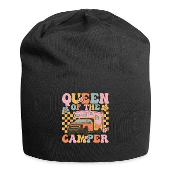 Groovy Camping Fille - Bonnet en jersey - noir - Devant