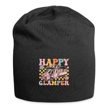 Groovy Glamping - Jersey Beanie - black - Front