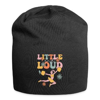 Groovy Cheerleading Cheerleader Cheer Squad - Jersey Beanie - black - Front