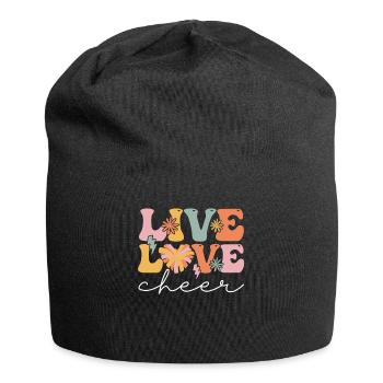 Groovy Cheerleading Cheerleader Cheer Squad - Bonnet en jersey - noir - Devant
