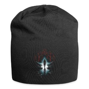 Viking Silhouette Scandinavia Viking - Jersey Beanie - black - Front