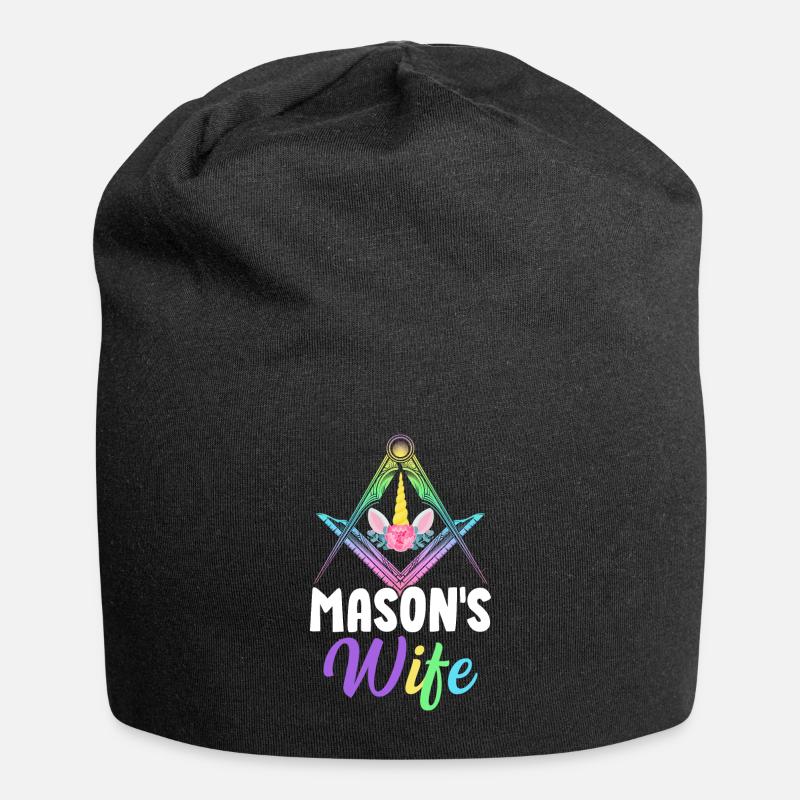 Franc-maçon Maître Franc-maçonnerie - Bonnet en jersey - noir