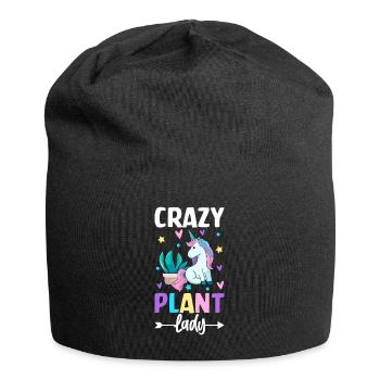 Femelle Amoureuse Des Plantes Jardinier Fille Ga - Bonnet en jersey - noir - Devant